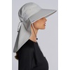 image:imageUnisex Wide Brim Sun Hat  UPF 50 Sun Protection  SafeShade Hat in Sleek GreySleek Grey