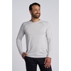 image:imageUnisex Performance Long Sleeve TShirt  UPF 50 Sun Protection  Suntect Shield Shirt in BlackSleek Grey