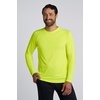image:imageUnisex Performance Long Sleeve TShirt  UPF 50 Sun Protection  Suntect Shield Shirt in BlackYellow
