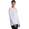 image:imageUnisex Performance Long Sleeve TShirt  UPF 50 Sun Protection  Suntect Shield Shirt in BlackWhite