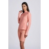 image:imageWomens Fitted Swim Jacket with Full Zip  UPF 50 Sun Protection  MalawiSoft Blush