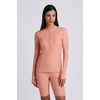 image:imageWomens Zip Rash Guard  UPF 50 Sun Protection  EscalanteSoft Blush