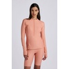 image:imageWomens Zip Rash Guard  UPF 50 Sun Protection  EscalanteSoft Blush