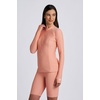 image:imageWomens Zip Rash Guard  UPF 50 Sun Protection  EscalanteSoft Blush