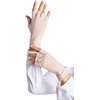 image:imageCoolibar Fingerless UV Sun Gloves  UPF 50 Sun Protection  OurayPale Khaki
