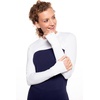 image:imageWomens Pullover Shrug  UPF 50 Sun Protection  LunaWhite