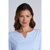 image:imageWomens Tunic Top with RollUp Sleeves  UPF 50 Sun Protection  Santa BarbaraPeriwinkle