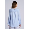image:imageWomens Tunic Top with RollUp Sleeves  UPF 50 Sun Protection  Santa BarbaraPeriwinkle
