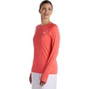 image:imageWomens Fitness Long Sleeve TShirt  UPF 50 Sun Protection  DeviCoral Reef